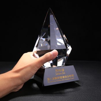 shop optic crystal pyramid tower award